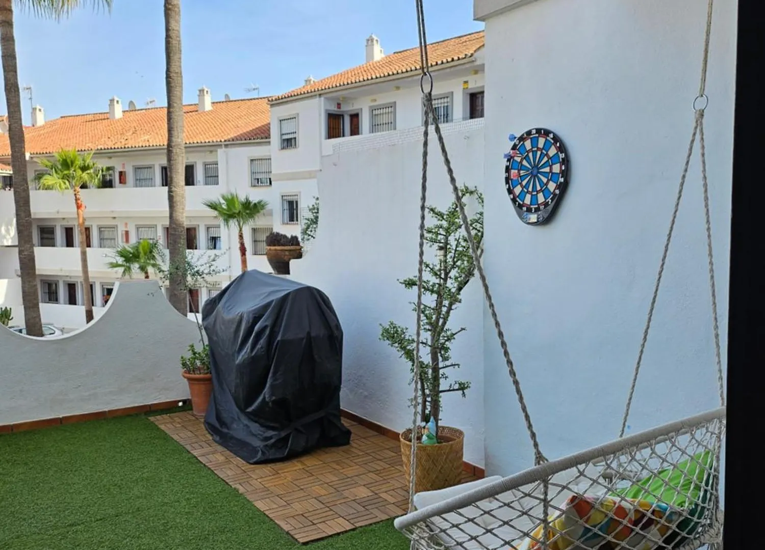 Apartamento En Mijas Con Terraza, Capacidad Para 5 Personas 말라가